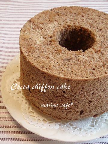ココアシフォンケーキ