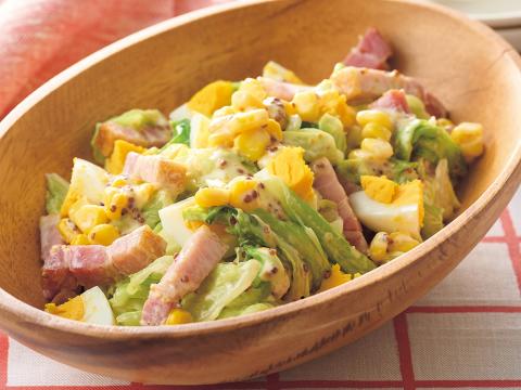 マヨネーズで★茹でキャベツサラダ *^^*