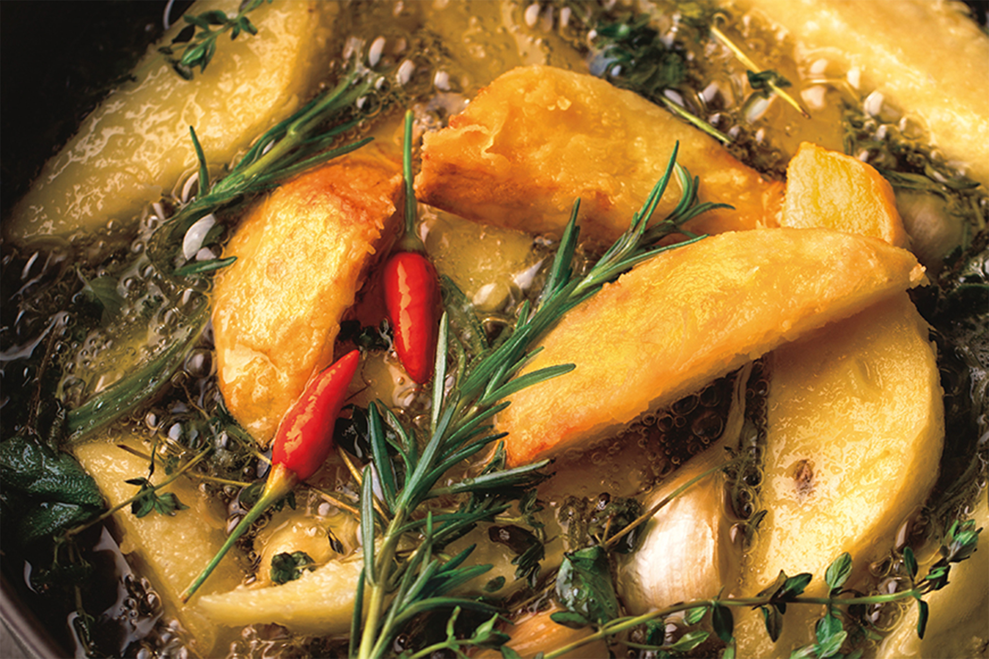 ちょっぴりリッチ♪人気すぎる♪〜トスカーナ風フライドポテト