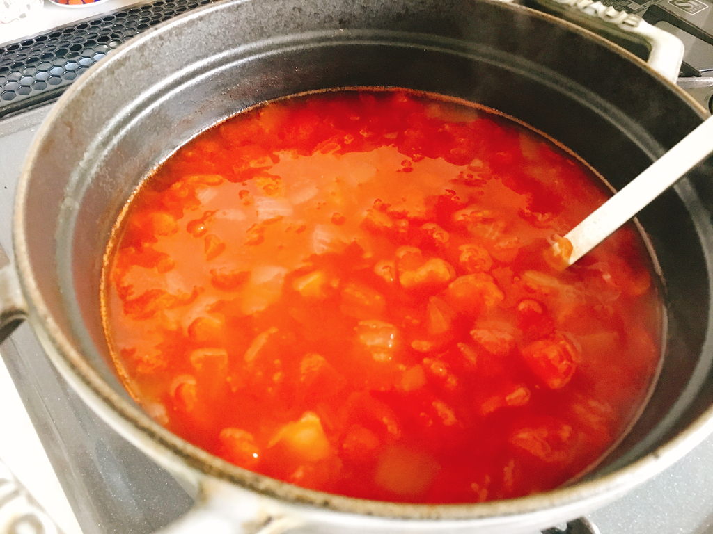 炊飯器でほったらかし♪香ばしいごぼうと鶏肉の和風トマト煮込み♪ : ぱおの簡単おうちごはん Powered by ライブドアブログ