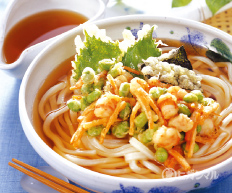 サクサクかき揚げと温かいうどんのレシピ