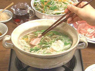 やわらか昆布と豚肉のしゃぶ鍋昆布村便り