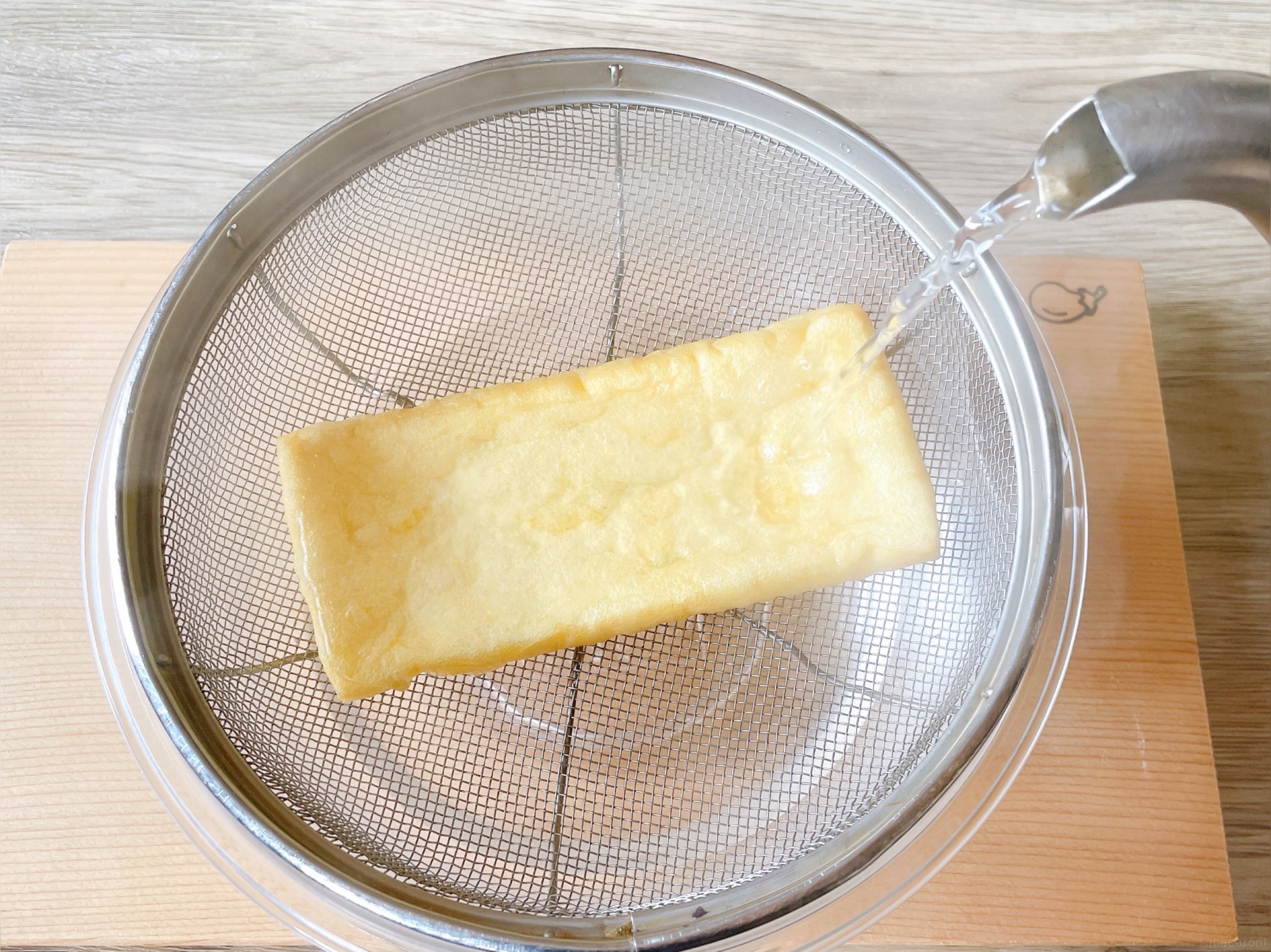 調理の下処理 調理の下処理37 油揚げ、厚揚げ、さつま揚げ「油抜き」で仕上がり良く- 家電 Watch