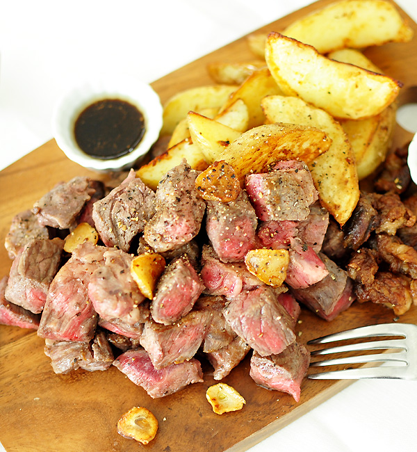 牛肉とポテトのカリカリステーキのレシピ・作り方 簡単＆時短- レタスクラブ