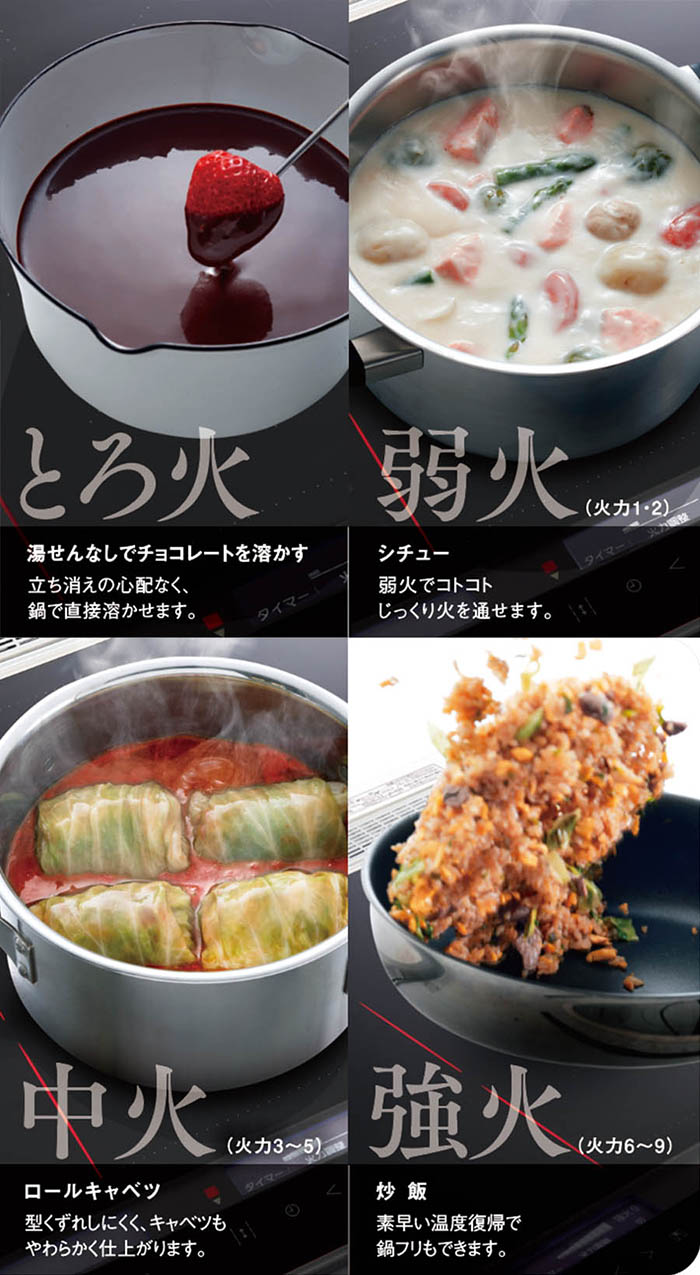 IHの方、必見！火加減の調べ方