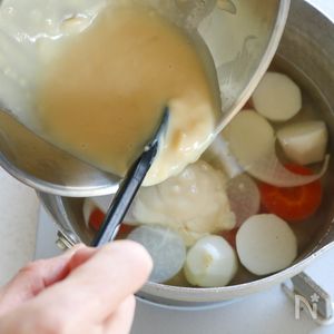 もっと美味しい健康へ シェフパートナーズ料理塾 「銀座あさみ」浅見健二料理塾「白味噌雑煮」