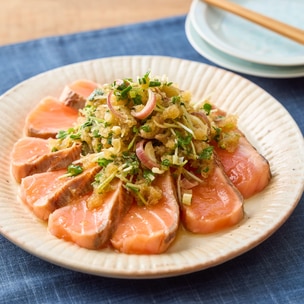 カンパチの昆布締めビア様の食べ遊びダイアリ