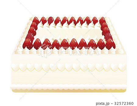 市販のスポンジ台で、長方形のクリスマスケーキ : Minha Praia