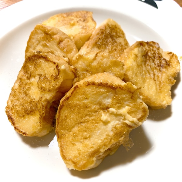 コストコディナーロールでフレンチトースト