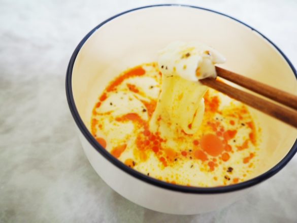 超お勧め！溶ける天使の翼♪モッツァレラX目玉焼