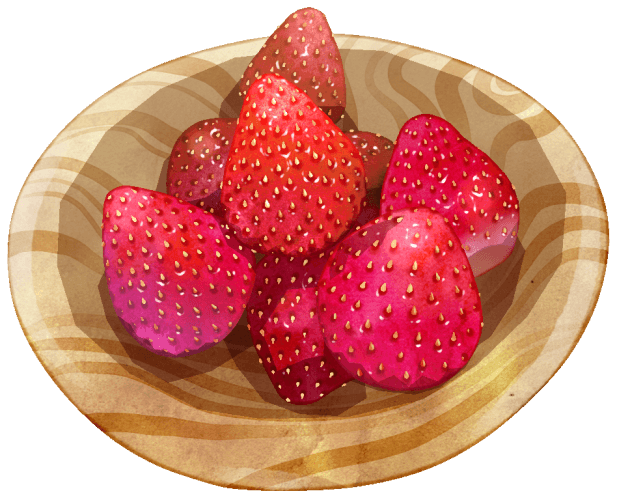 いちごのイラストかわいいフリーアイコン・イラストの無料素材サイトフリーペンシル