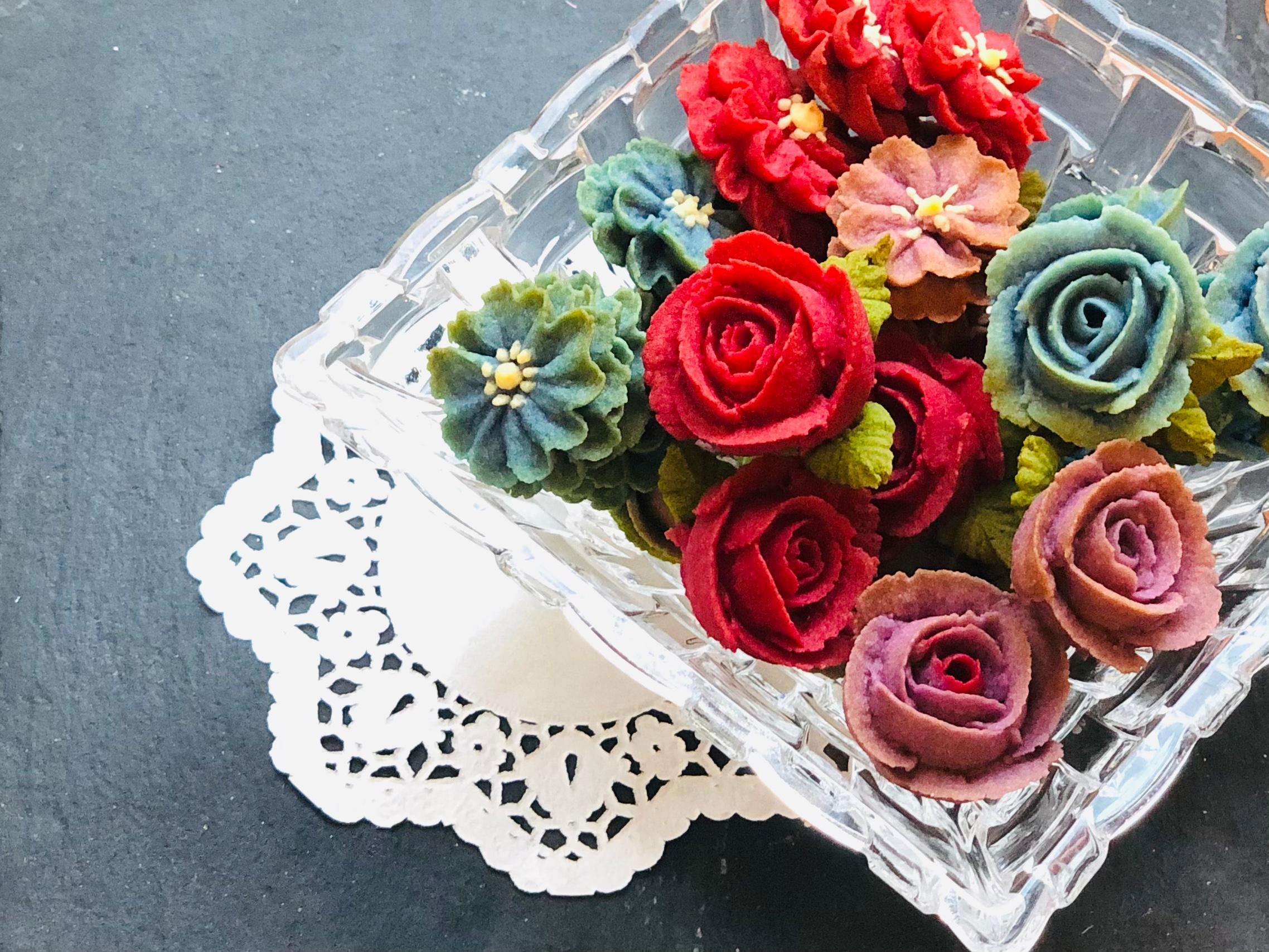 まるで本物の花！韓国で人気の“あんフラワー”で作るグルテンフリークッキー スイーツのプロのおすすめの焼菓子vol.39 - おいしいマルシェpowered by おとりよせネット