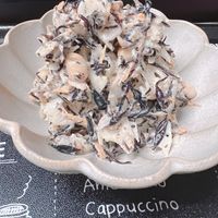 ひじきとれんこん、ハムの酢の物