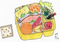 ステンレス弁当箱にお絵かきKurashi-ism