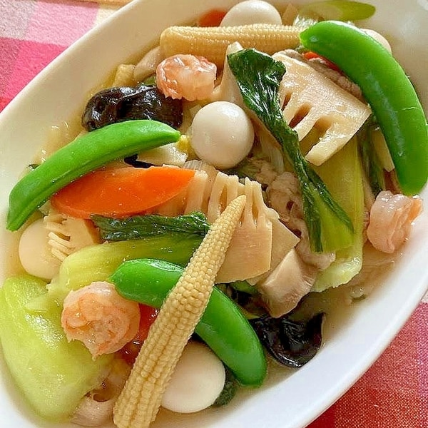 蒸し焼きでシャキっと！手軽な 八宝菜 味覇mieuxkanon＊