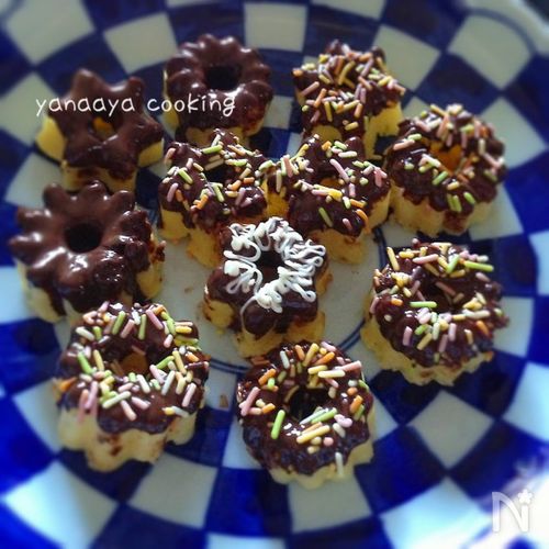 レンジで簡単！ドーナッツ グレーズもつけて簡単なのにとっても美味しいレシピです