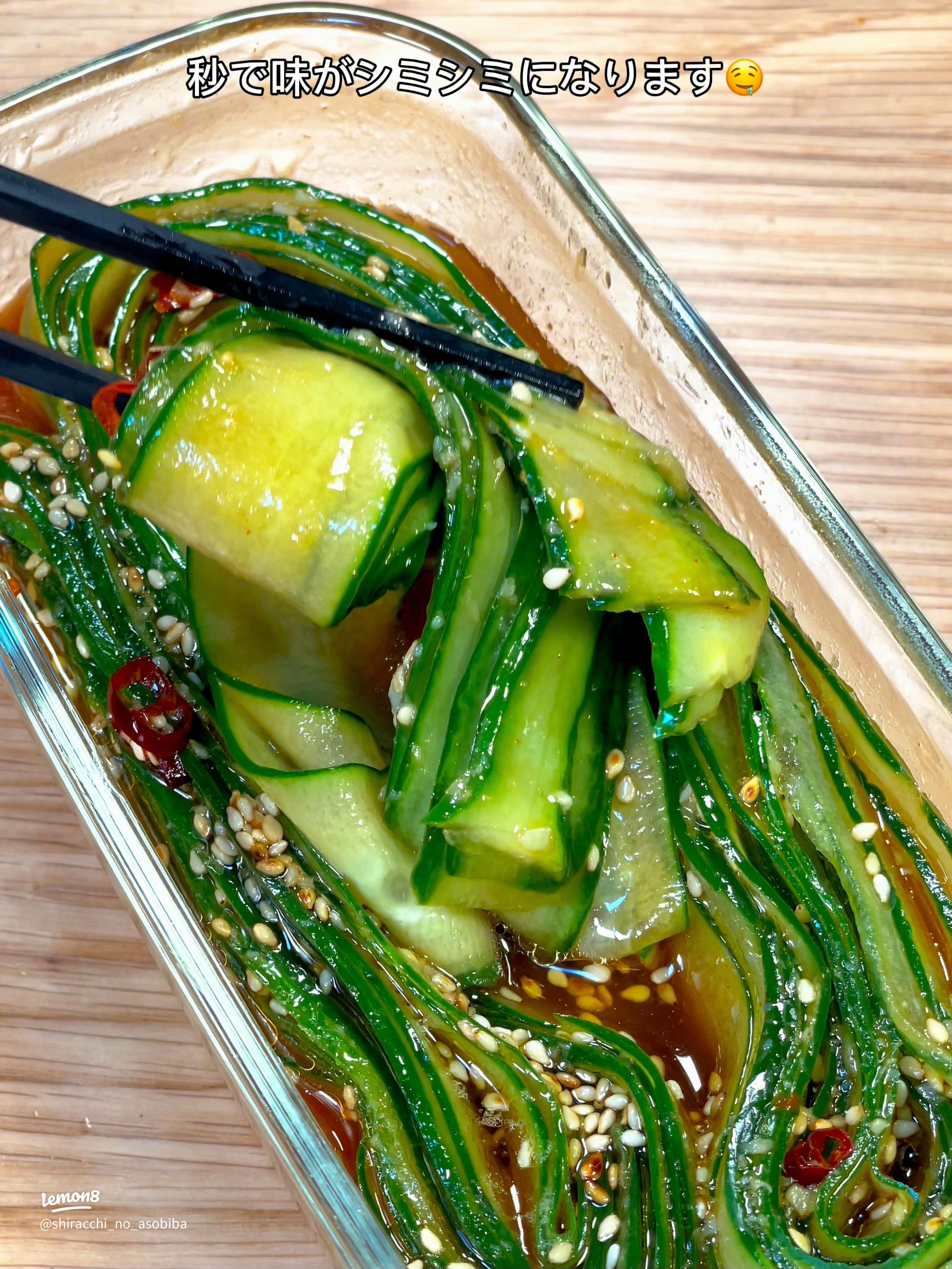 クセになる美味しさ！ イカときゅうりのピリ辛炒め