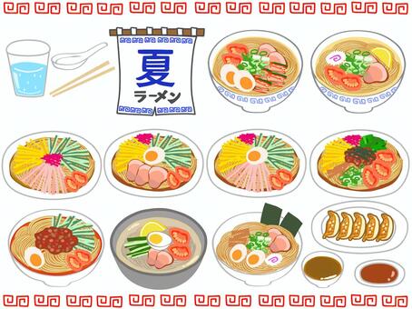 冷やし中華はじめました 旗_01のイラスト素材99678185- PIXTA