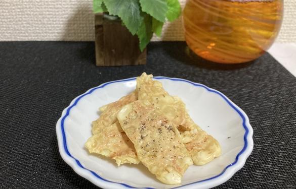 パリパリ豆腐チップスのレシピ❤️‍🔥青のり風味のヘルシースナック