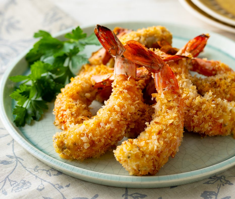 有頭えびフライ