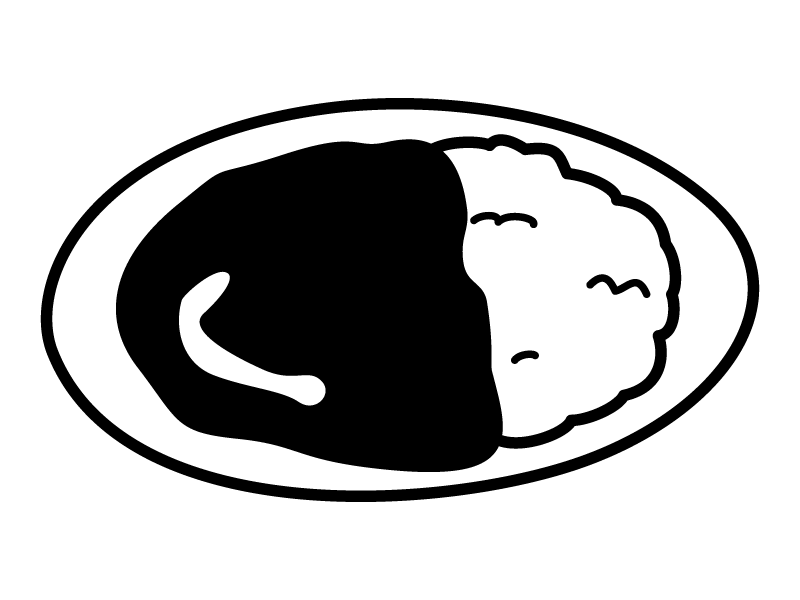 パン29-カレーパン-食 料理・食材 の無料イラスト素材-イラストポップ