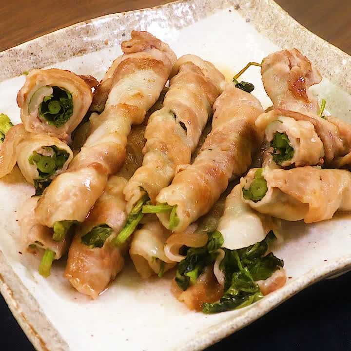 牛肉とクレソンとくるみのサラダ