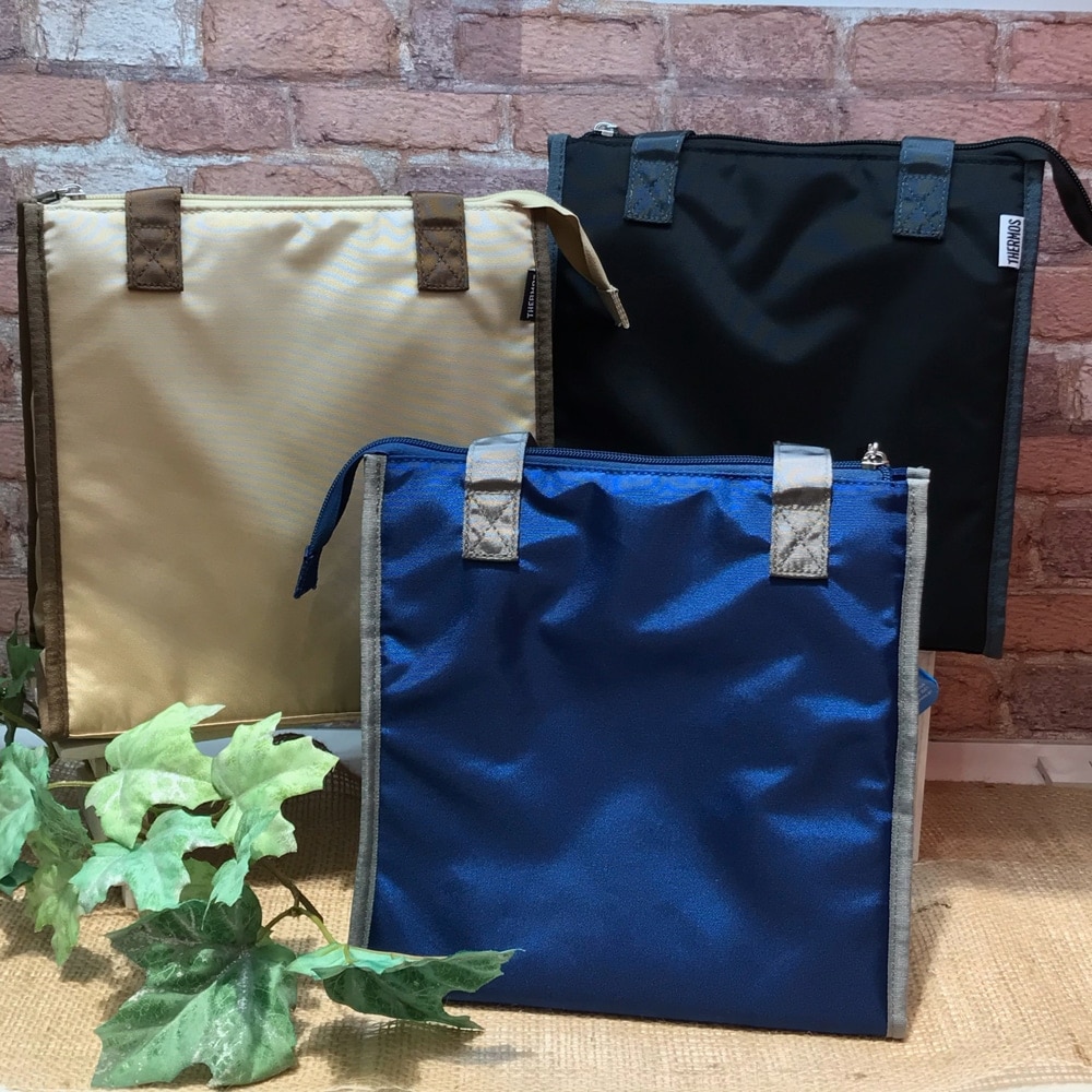 laborioランチバッグ お弁当バッグ 保冷バッグ ランチバッグ トート ペットボトル 水筒 弁当箱 弁当袋 保冷 保温 手提げ マチ広ポケット付き スクエア型 通勤 通学 新生活 Laborio FAB000065公式 インテリアのゲキカグ