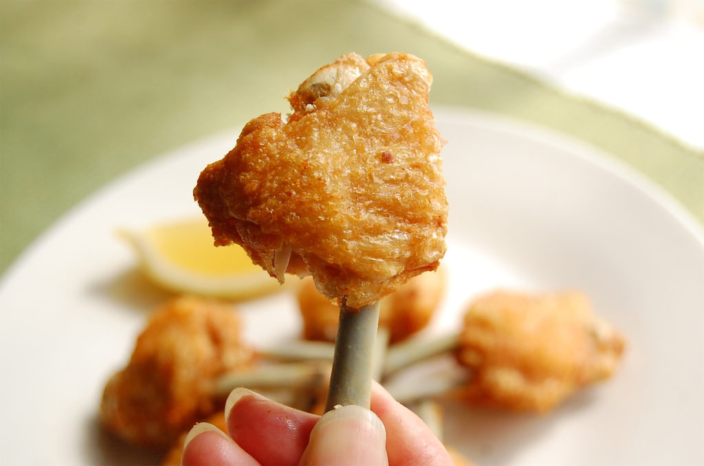 手羽元で作るチューリップ唐揚げ