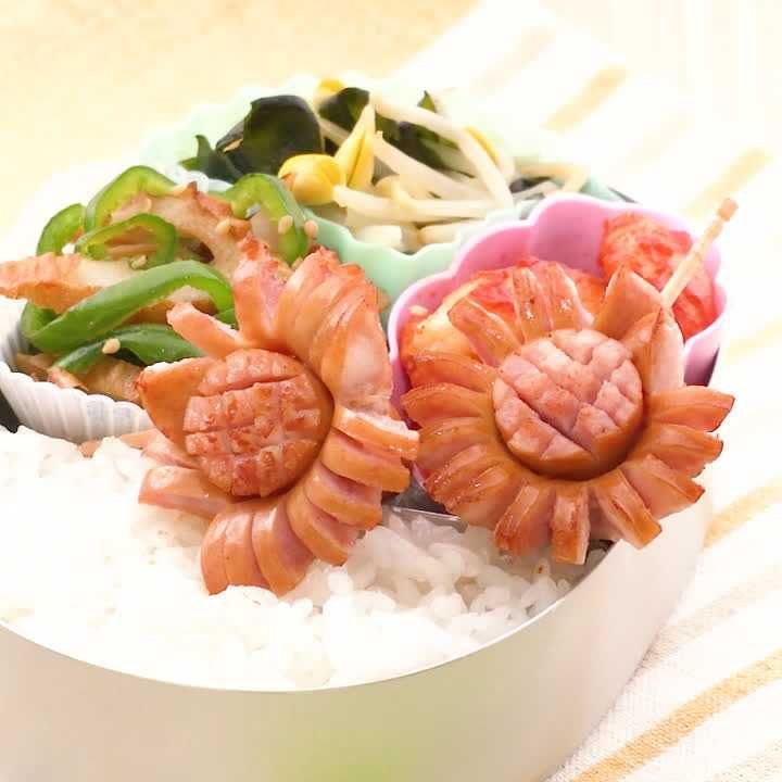 ウインナー１本だけで可愛いおかずが作れますｒｉｉ＊ごはんアルバム