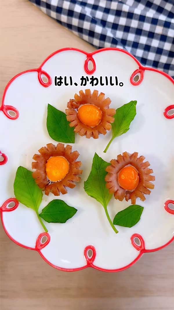 ウインナーが大変身！お弁当にぴったりな切り方・飾り方レシピほほえみごはん-冷凍で食を豊かに-ニチレイフーズ