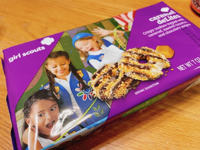 ガールスカウトクッキー☆チョコミント3セット☆日本未発売☆輸入菓子 - メルカリ