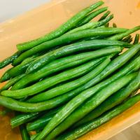 いんげんをレンジで加熱する方法