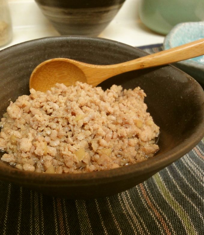 調味料は麺つゆだけ★ 楽々鶏そぼろ