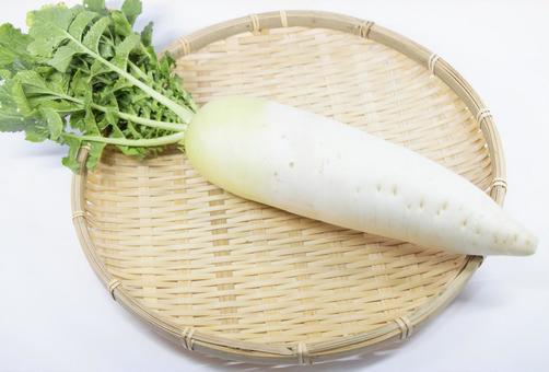 大根 カラー野菜 食べ物 無料イラスト素材