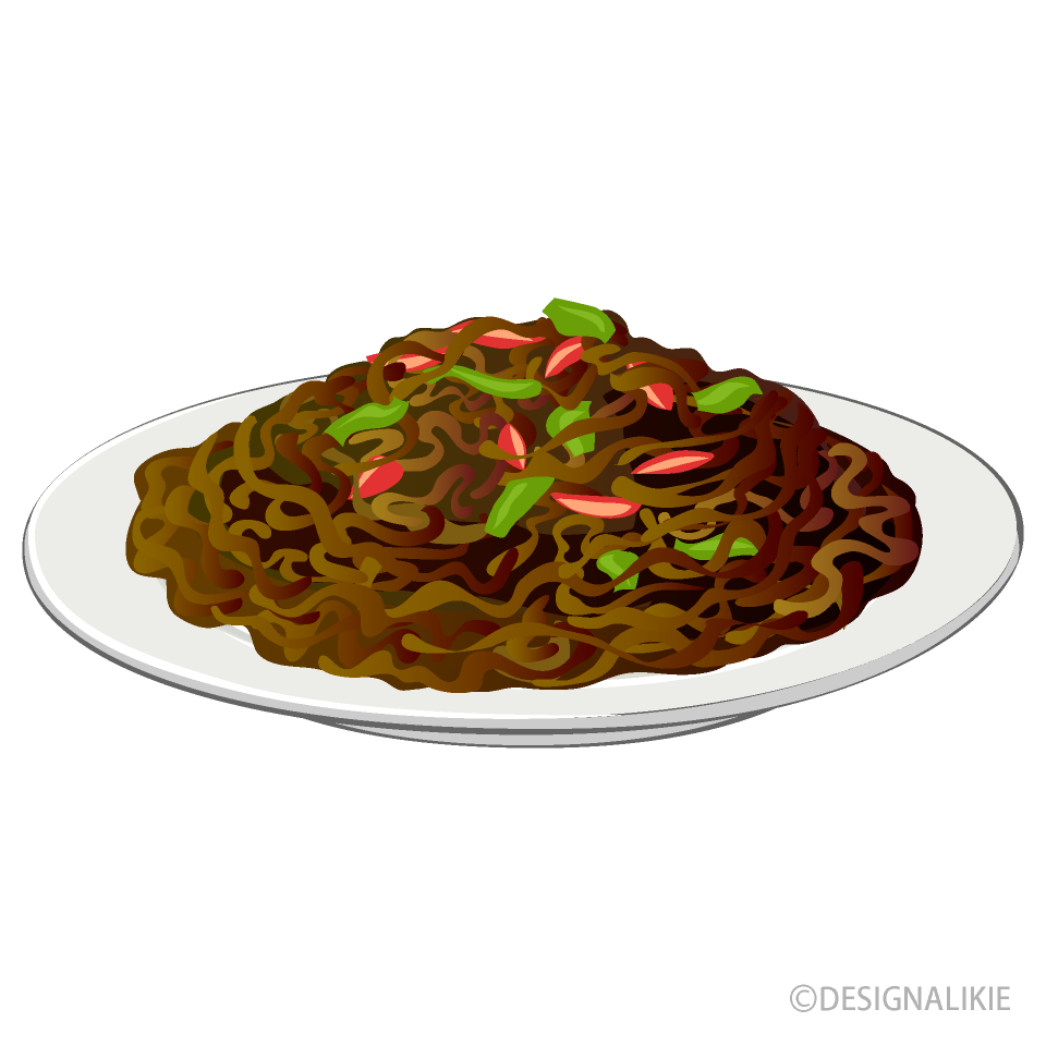 焼きそば イラスト 簡単イラスト・フリー素材なら「シンテリ」