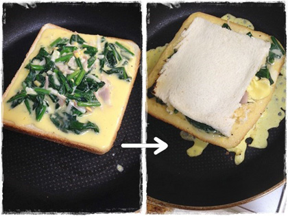 Eggs in Quiche ゆで卵と春野菜のホワイトキッシュ – US Southern Kitchen