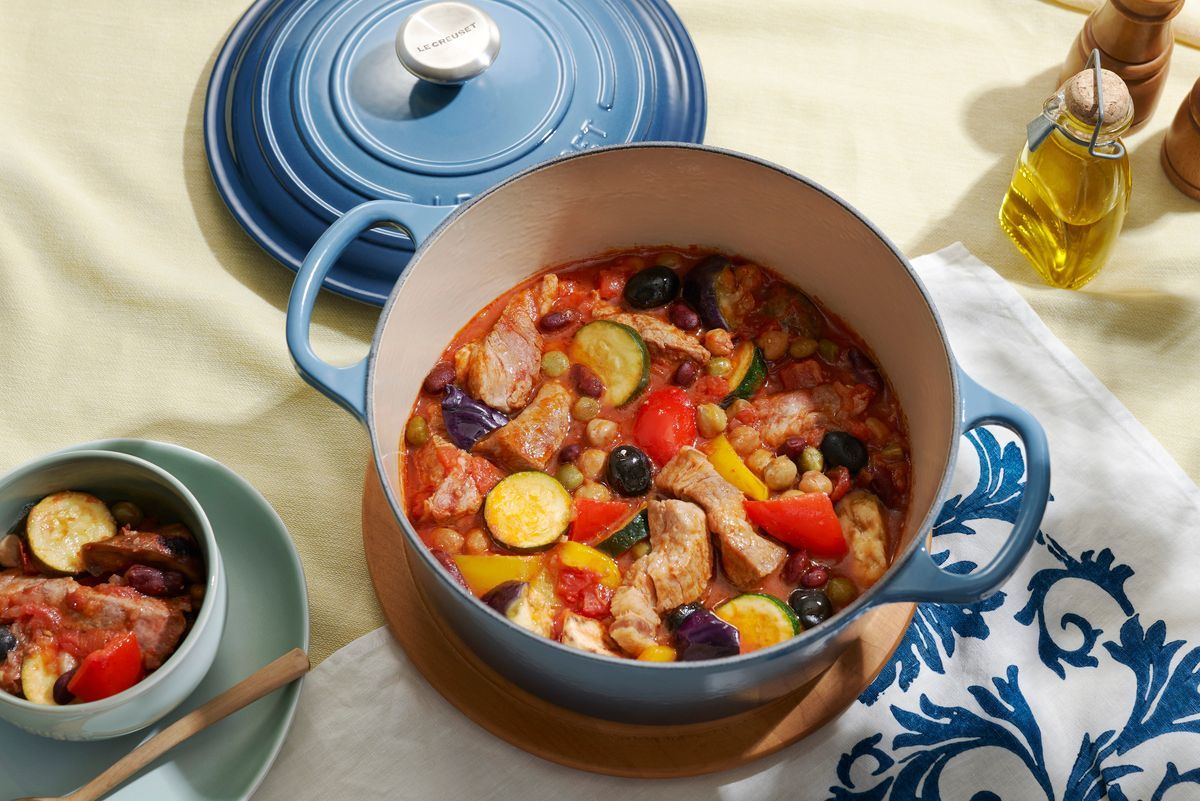 ル・クルーゼ鍋の炊きこみご飯★やっぱり五目御飯は美味しい♪