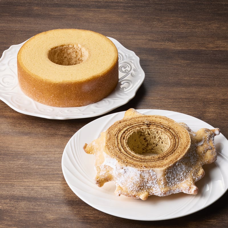 やまがたクーヘン 10個入 さくらんぼとラ・フランス香るしっとり食感のバームクーヘン清川屋