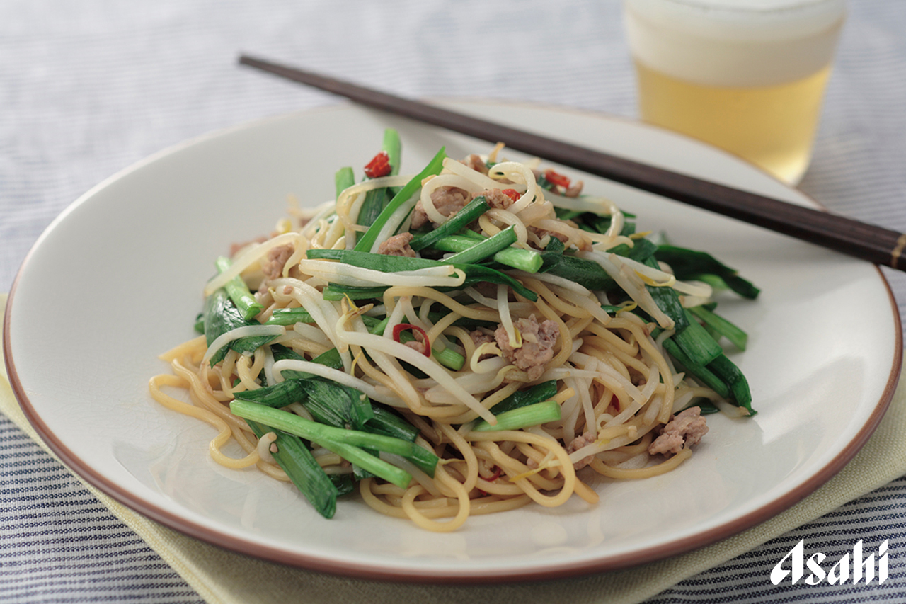 シンプル具材のパスタ焼きそば