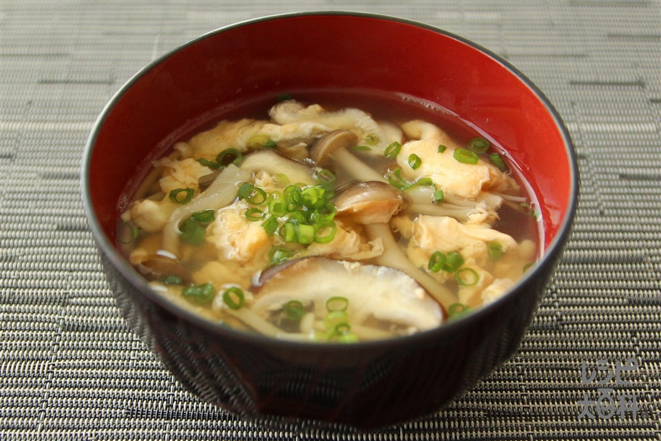 すぐできる♡三つ葉の和風卵スープ レシピ・作り方