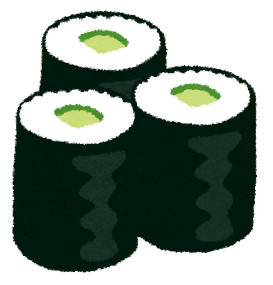 かっぱ巻き無料イラスト素材素材ラボ