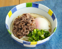 「牛ごぼうのつけうどん」の献立