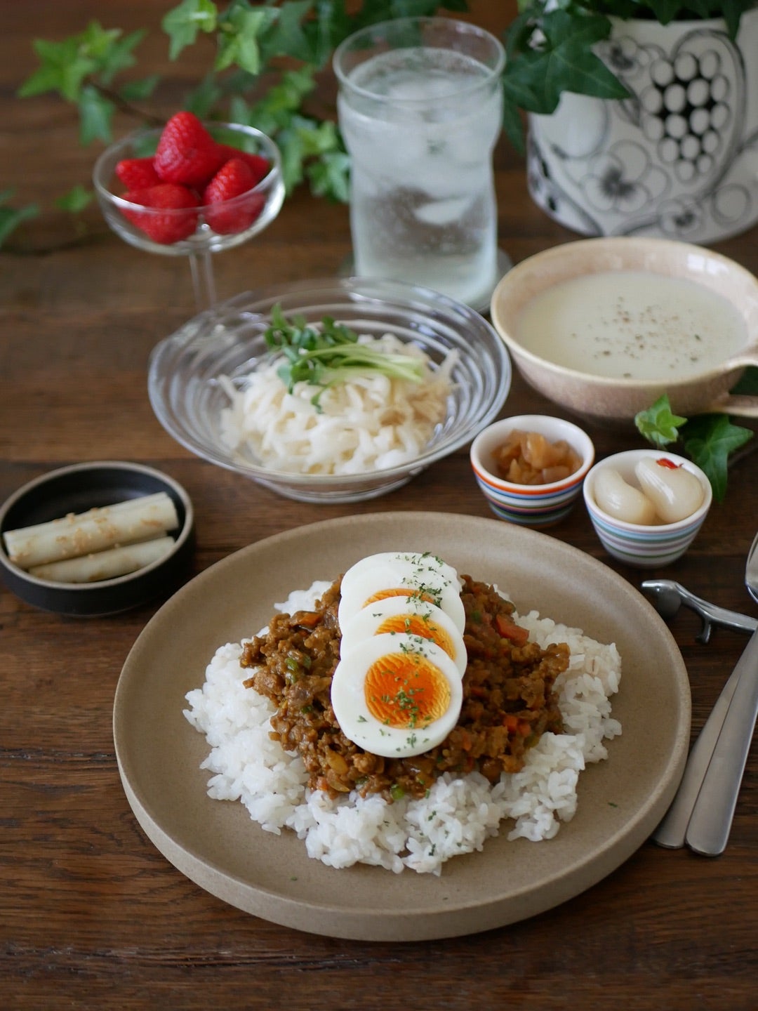 カレー可愛い盛り付け方TikTok