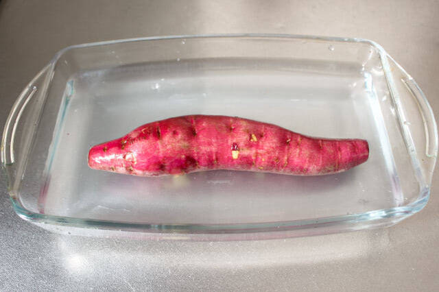 さつま芋塩水蒸し♪胃弱便秘に簡単漢方薬膳