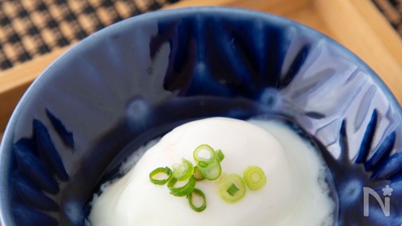 簡単温泉玉子電子レンジとマグカップ1分