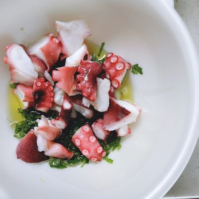 レシピ さっぱりやみつき♬タコとトマトの大葉マリネ♬ - しにゃごはん blog