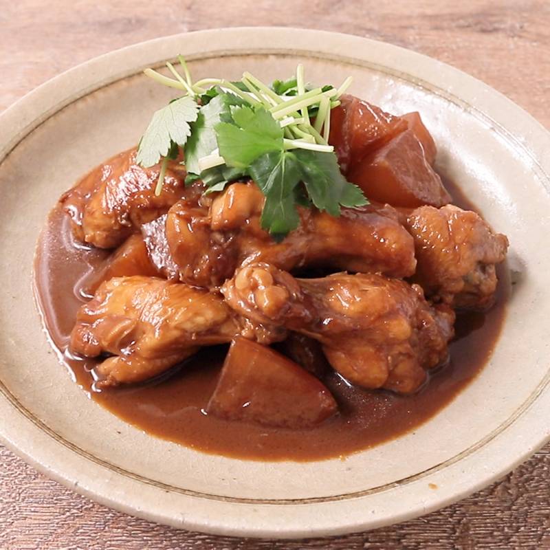 85℃ やみつき！濃厚 鶏手羽元の八丁味噌煮BONIQ ボニーク 公式低温調理レシピサイト