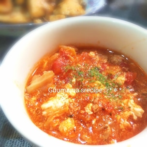 えのきとねぎの中華スープ