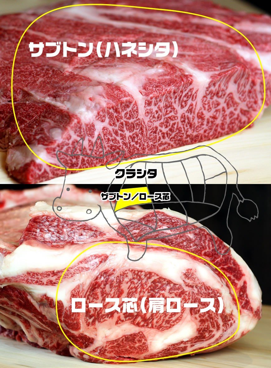 鳥取和牛 希少部位 ステーキ 「 ザブトン 」 2枚計約300ｇ鳥取和牛 希少部位 ステーキ