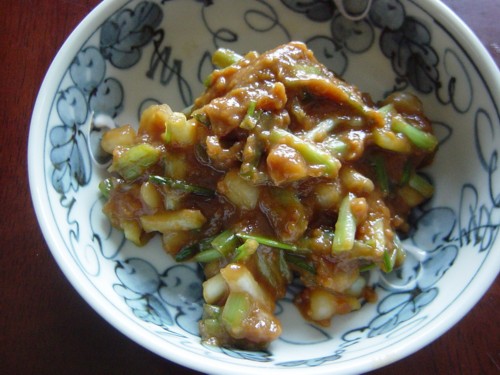 馬鹿簡単ノビルの塩昆布ふじっ子で一夜漬け ガク魁‼︎男飯Snapdish スナップディッシュID:GmnXGa